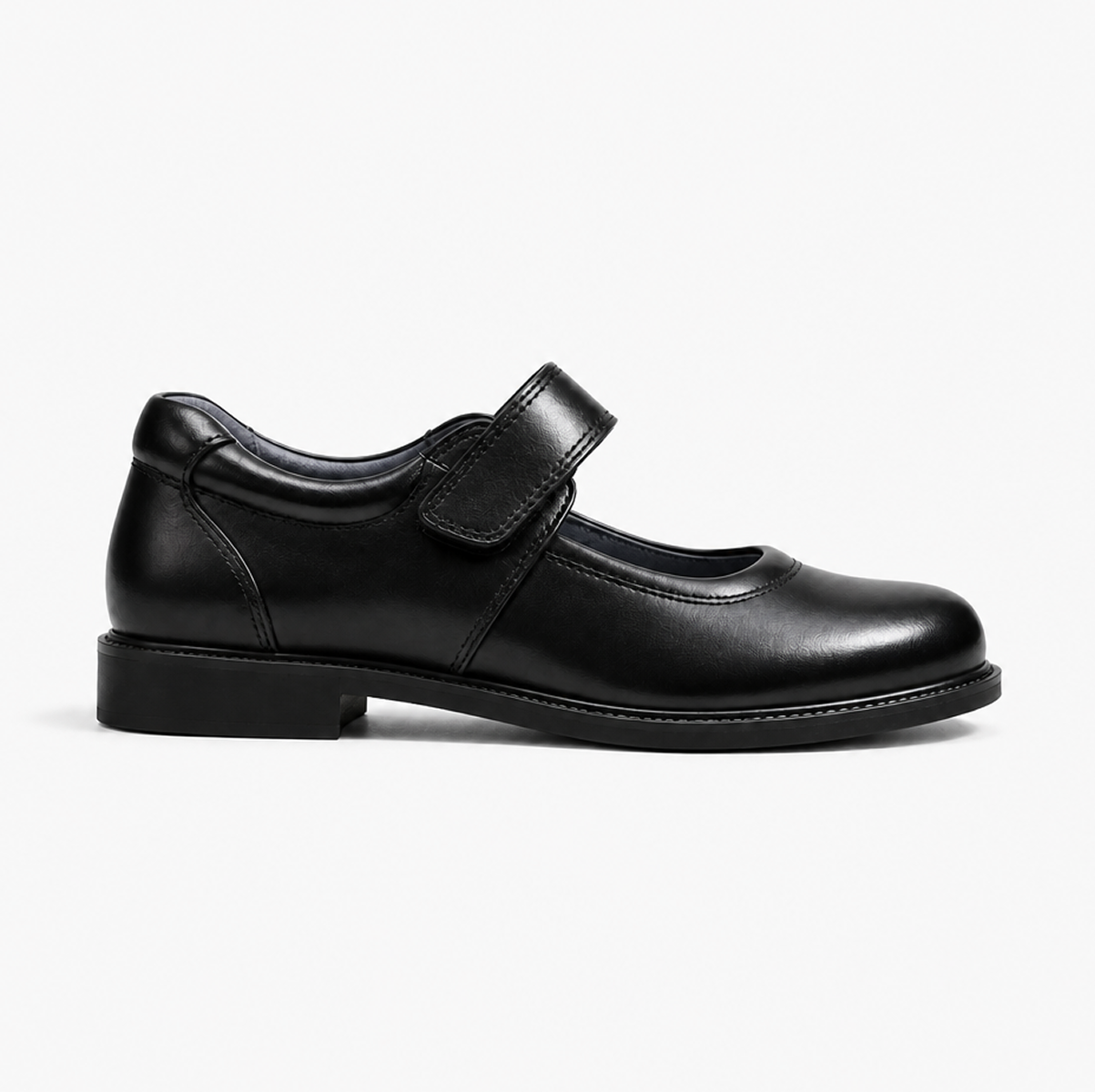 Girl's Leather School Shoes - Mary Jane