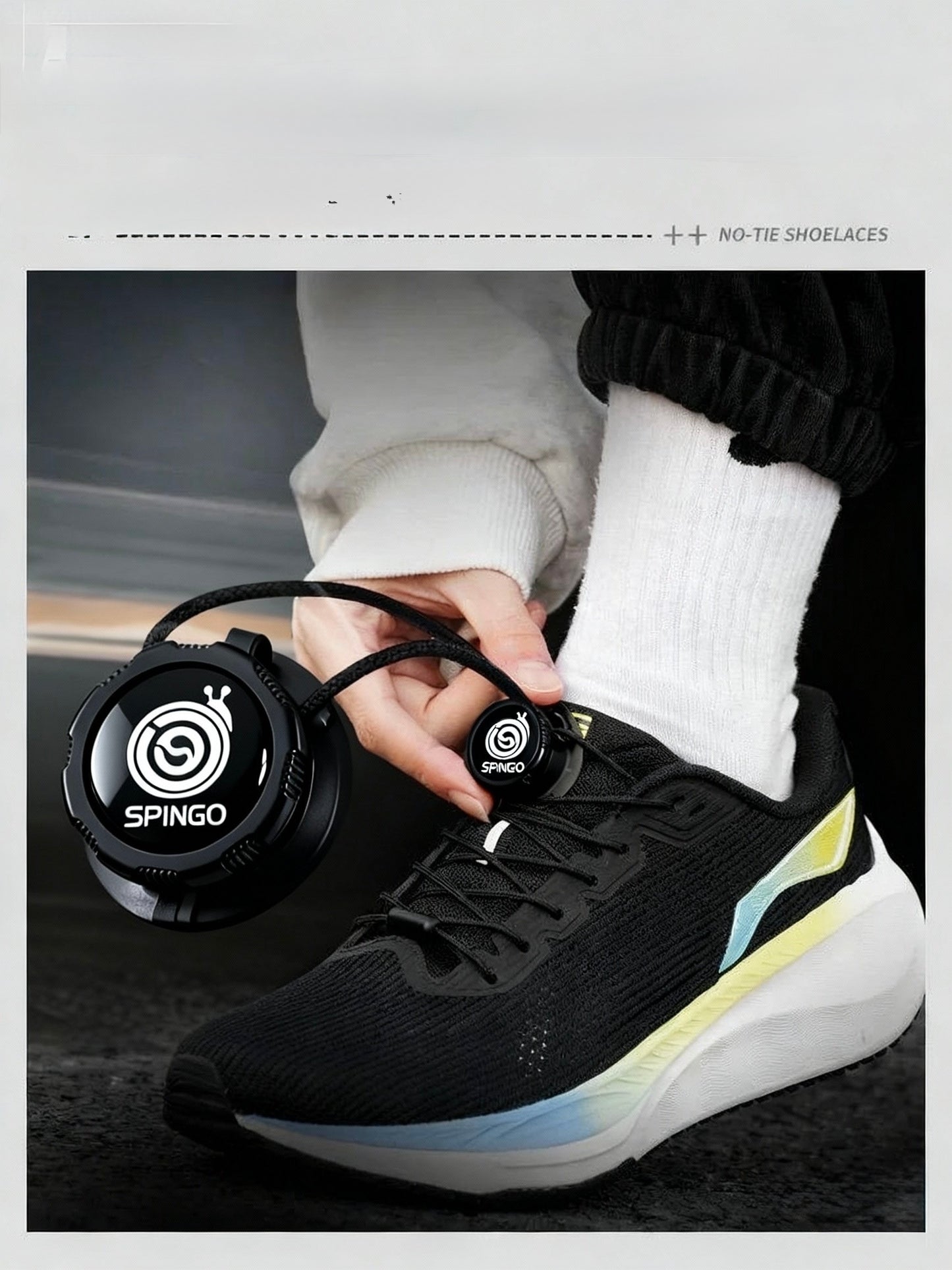 SpinGo Kids Rotary Buckle Shoelaces - No Tie Shoelaces